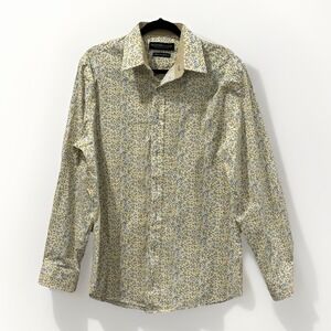 Nick Graham "Everywhere" Stretch Modern Fit Floral‎ Dress Shirt Men's